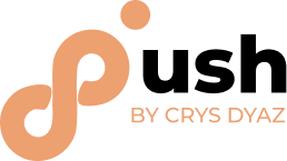Logotipo Push by Crys Dyaz